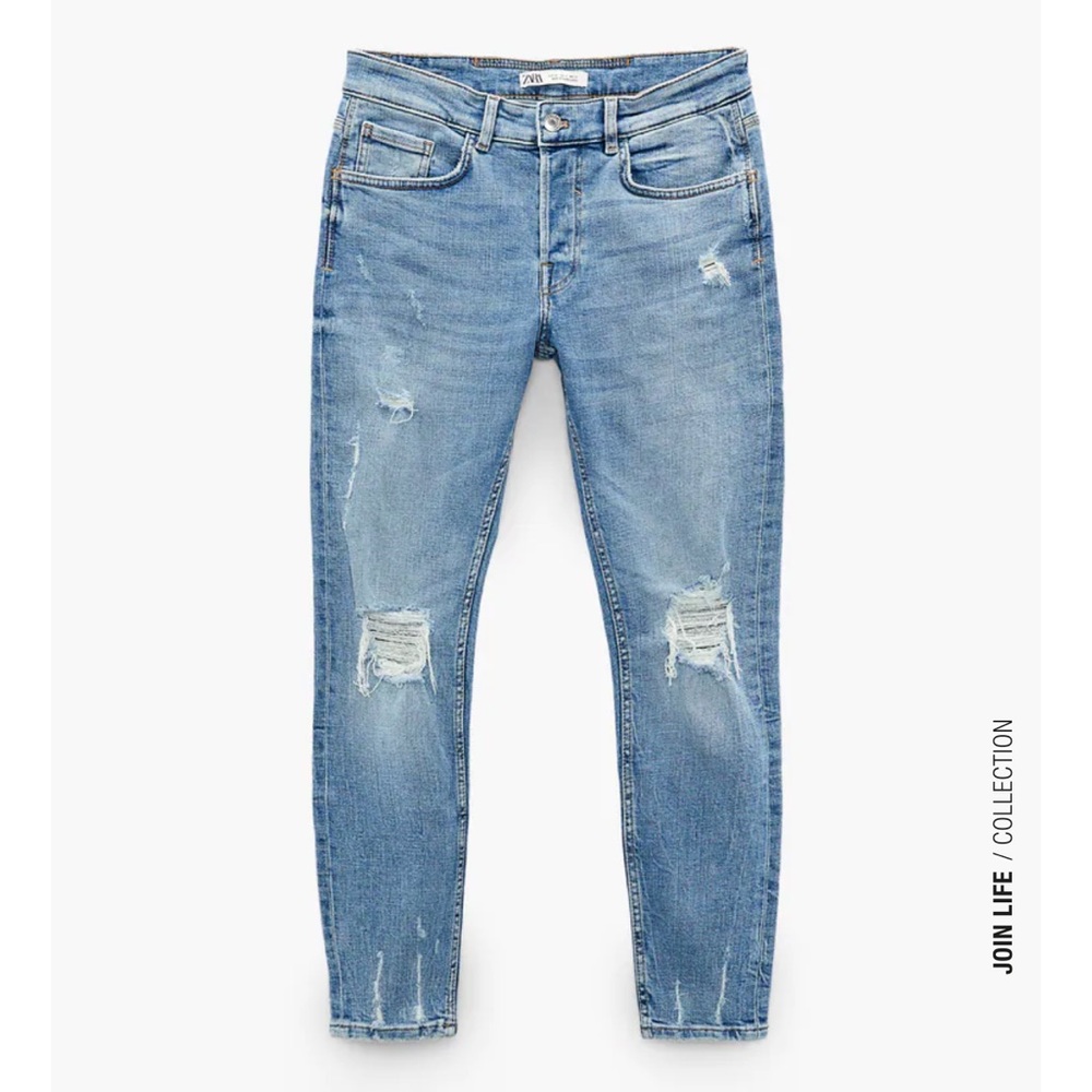 ZARA ripped skinny jeans 👖